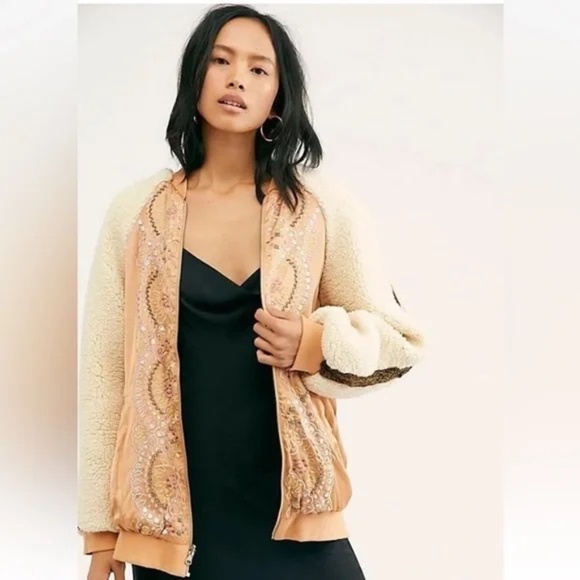 Free People Wicked Games Reversible Jacket SIZE XS - Picture 3 of 13